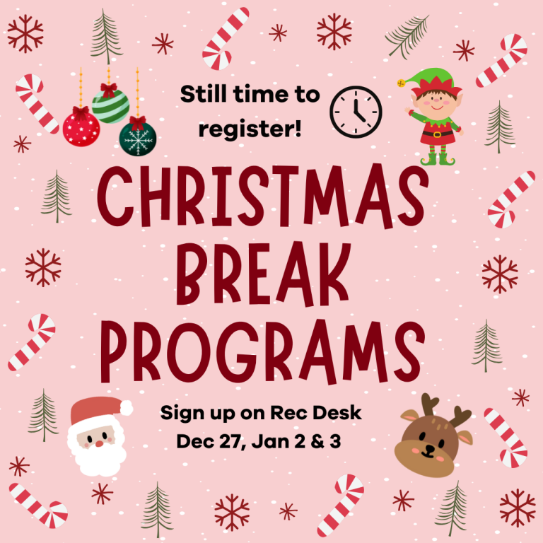 Christmas Break Programs - BGC Thunder Bay